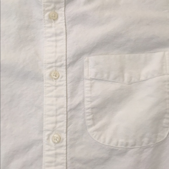 J. Crew All Cotton White Oxford slim XS - Picture 4 of 4